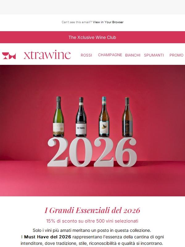 Vini Must Have: gli Indispensabili del 2026