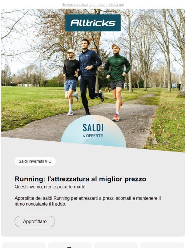 Saldi Running: equipaggiati a prezzi scontati 🏃‍♂️