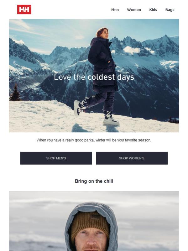 Winter-beating parkas