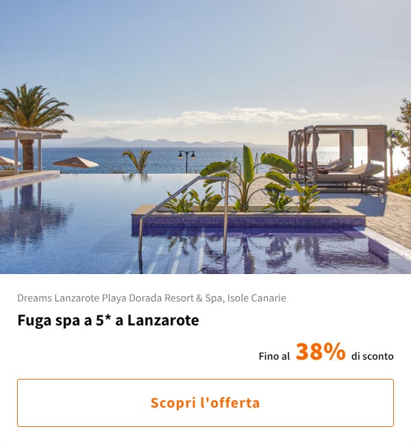 Fuga spa a 5* a Lanzarote