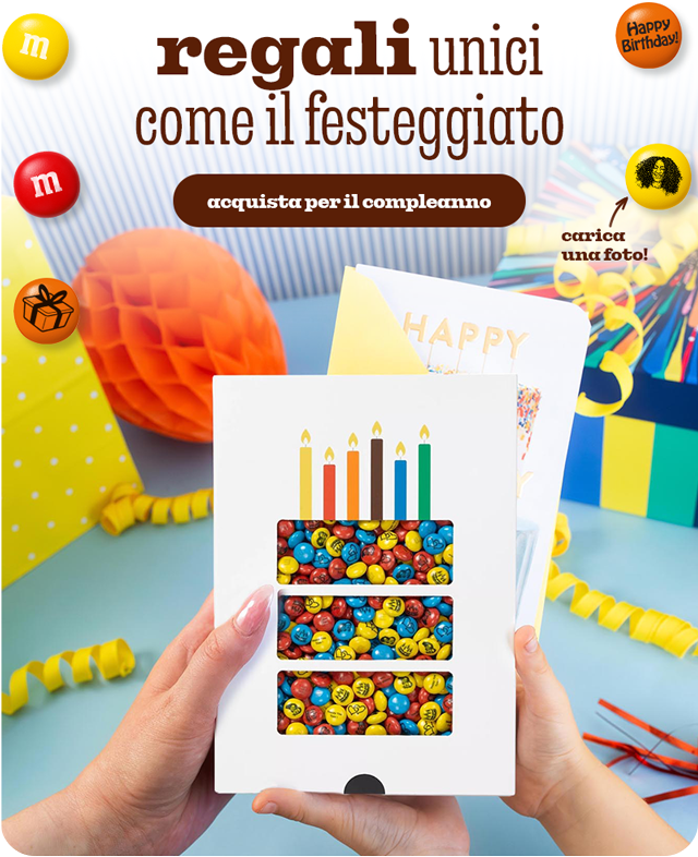 ACQUISTA PER IL COMPLEANNO