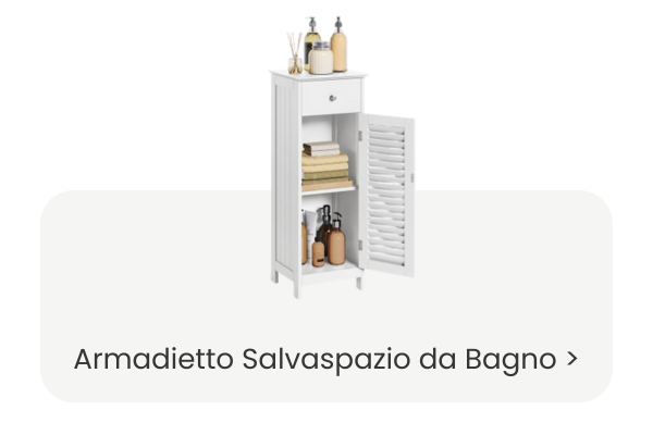 Armadietto Salvaspazio da Bagno