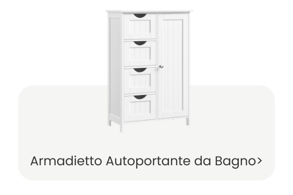 Armadietto Autoportante da Bagno