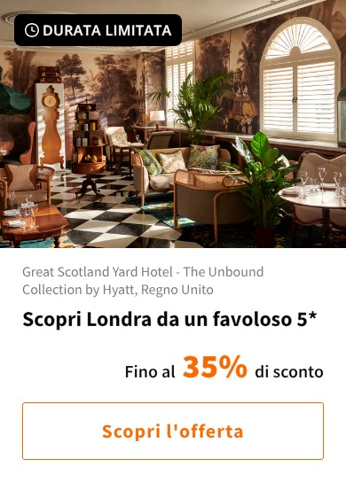 Scopri Londra da un favoloso 5*