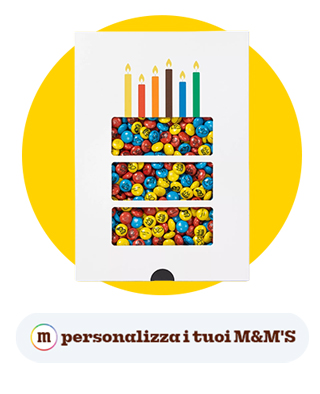PERSONALIZZA I TUOI M&M'S