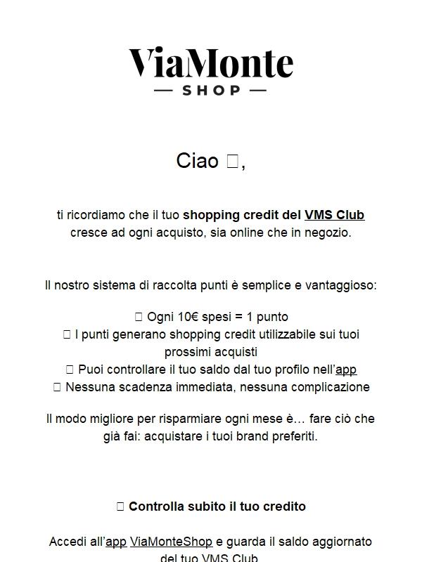 Hai già controllato il tuo credito? ✨