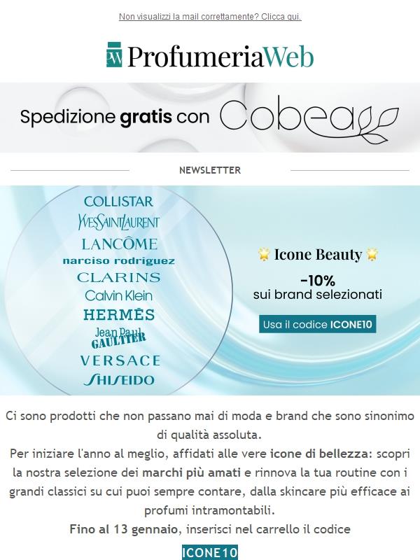 🌟 C'è ancora il -10% su una selezione di brand iconici!