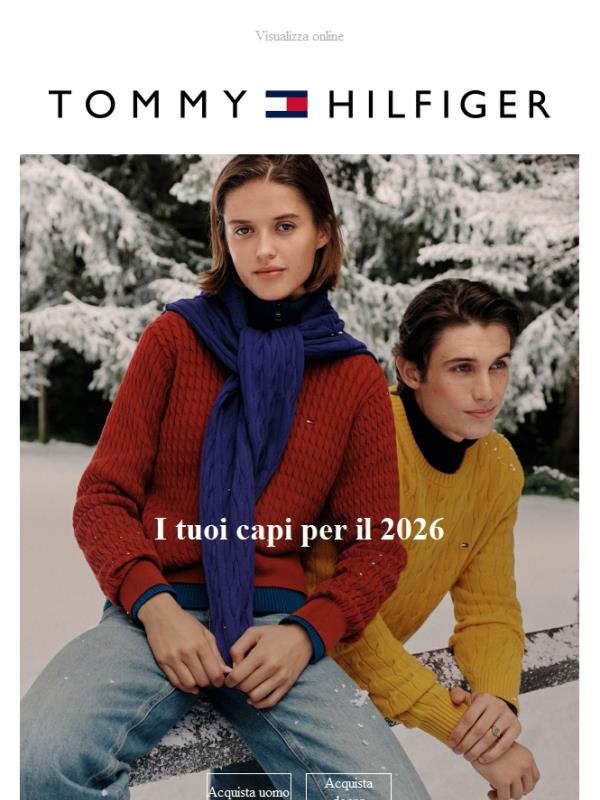 La tua selezione di capi per il 2026 è qui.