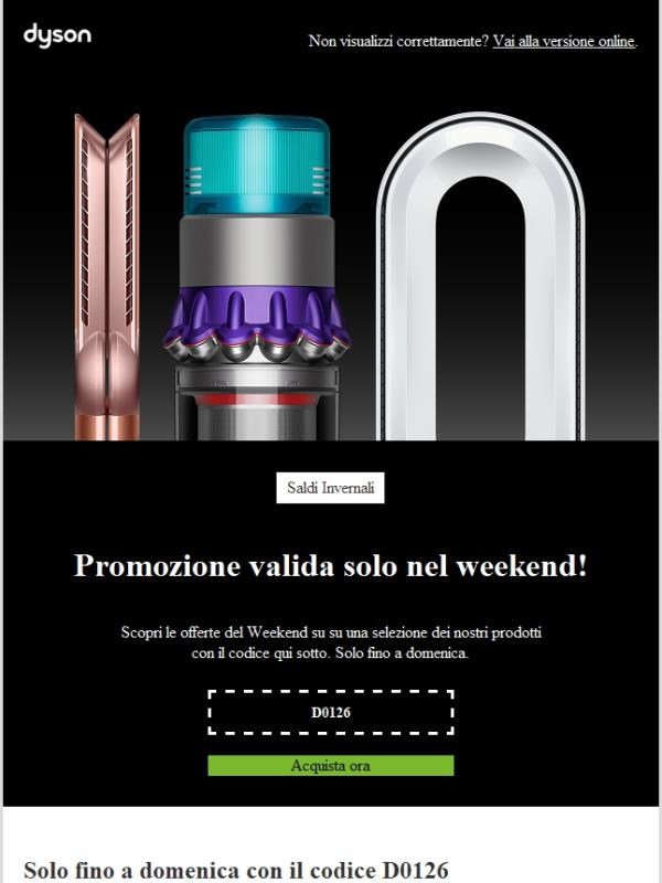 Saldi Invernali: Offerte Weekend