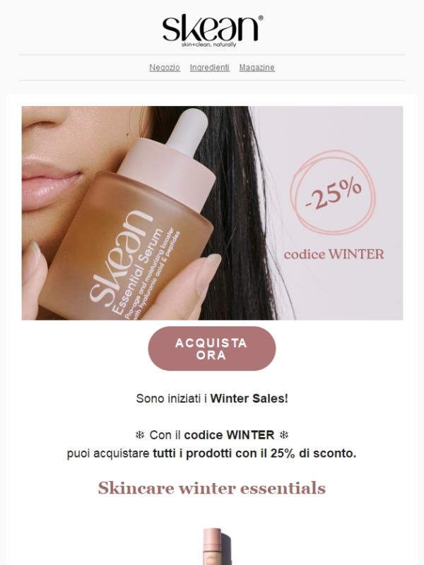 Winter Sales! 25% off ❄