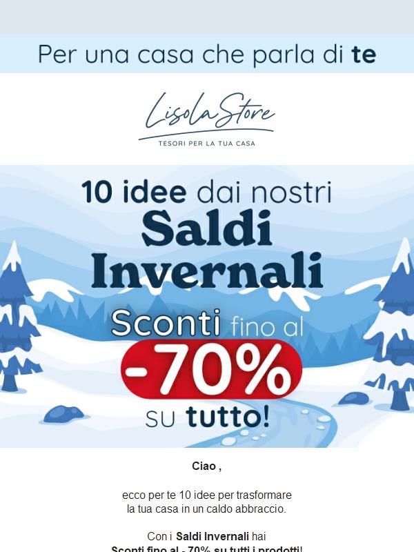 💡 10 idee dai nostri Saldi Invernali, per una casa che parla di te!