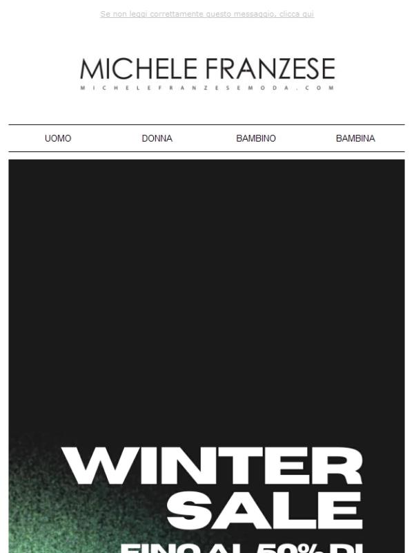 WINTER SALE ATTIVO | FINO AL -50% 🛍️