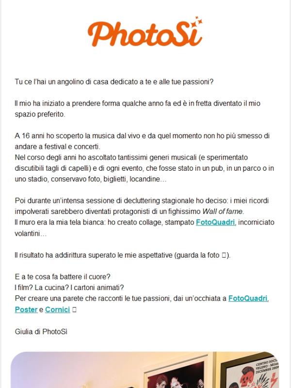 Ti mostro la mia parete delle passioni 🎸