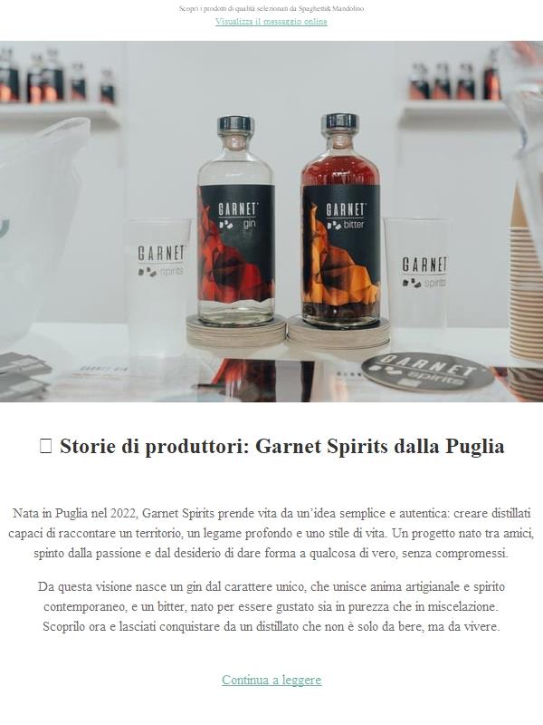 ✨ Storie di produttori: Garnet Spirits dalla Puglia