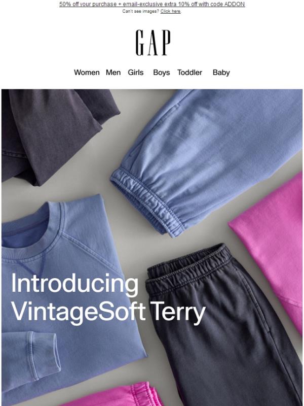 VintageSoft. Meet French Terry.