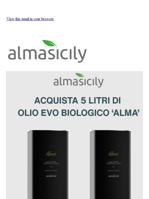 Acquista Olio Alma,  Salsa e Mandorle Le Offriamo Noi !