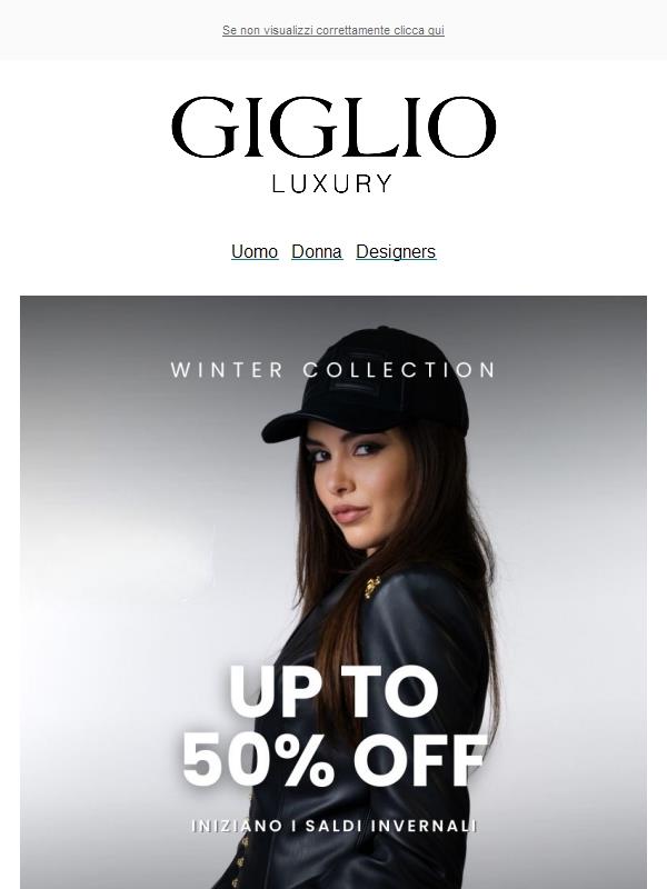 Iniziano i Saldi: Sconti fino al 50%