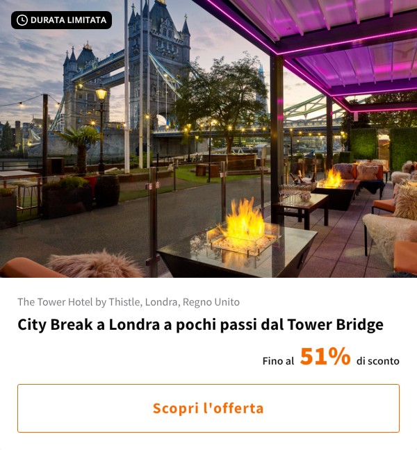 City Break a Londra a pochi passi dal Tower Bridge