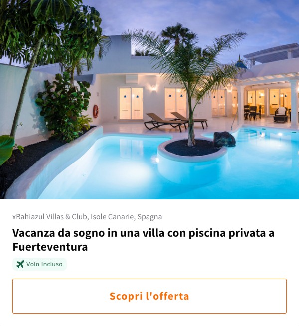Vacanza da sogno in una villa con piscina privata a Fuerteventura