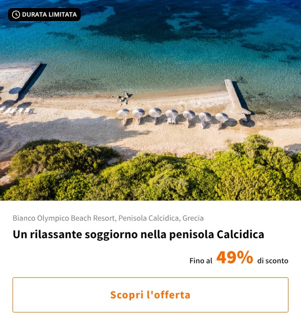 Un rilassante soggiorno nella penisola Calcidica
