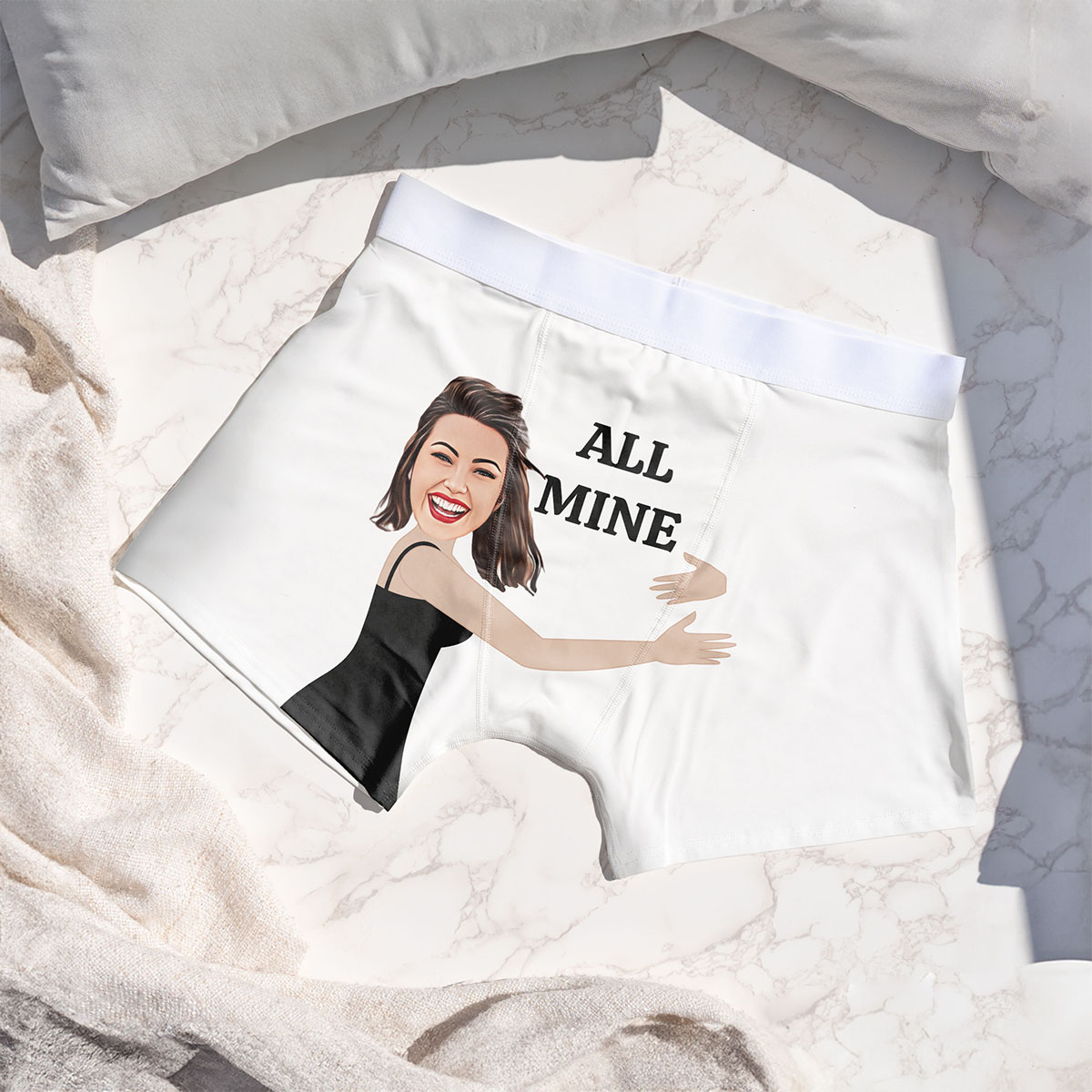 Image of Mutande Personalizzate con Viso e Testo