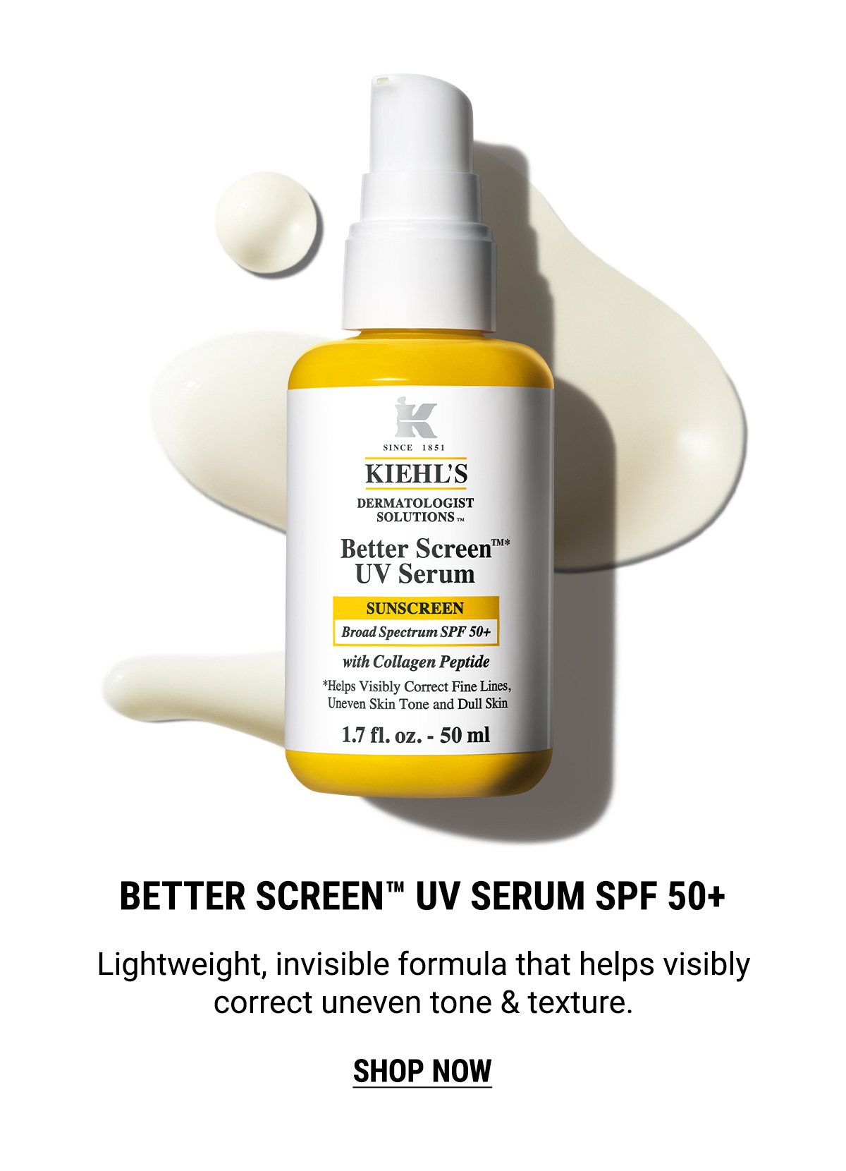 BETTER SCREEN UV SERUM SPF 50+