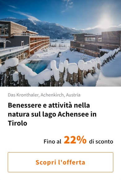 Benessere e attività nella natura sul lago Achensee in Tirolo