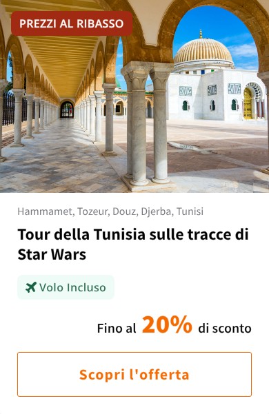Tour della Tunisia sulle tracce di Star Wars