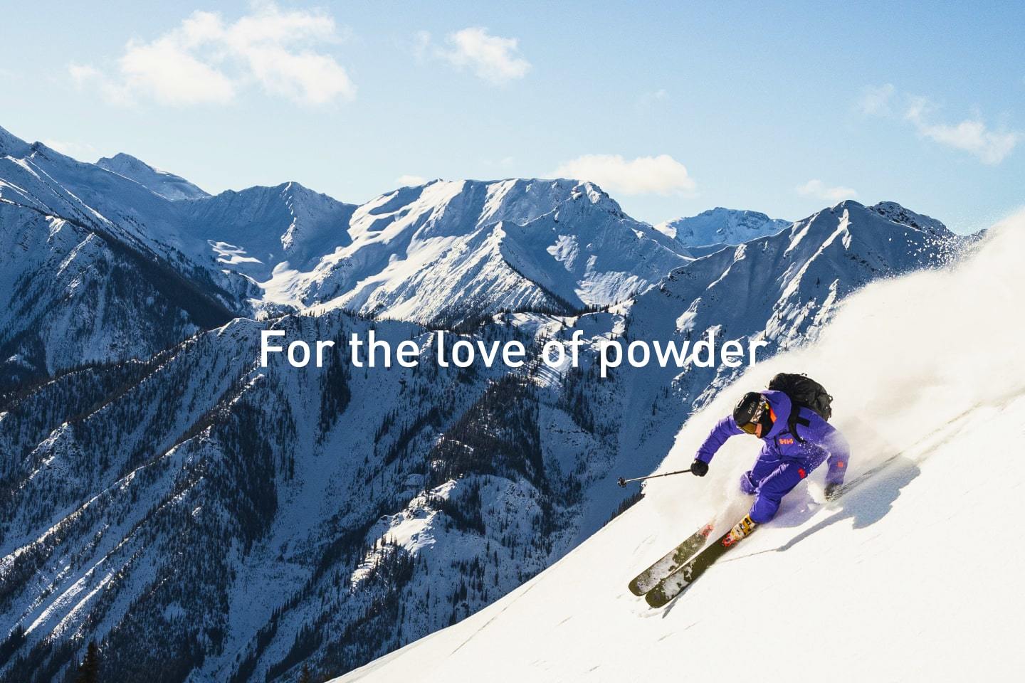 For the love of powder