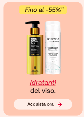 Prodotti idratanti per il viso con sconto fino al 55% e pulsante “Acquista ora”. Prodotti idratanti per il viso con sconto fino al 55% e pulsante “Acquista ora”.
