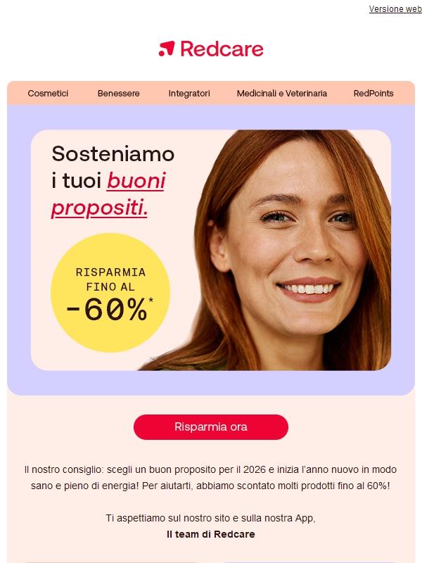 🔥Risparmia fino al 60% con Redcare.