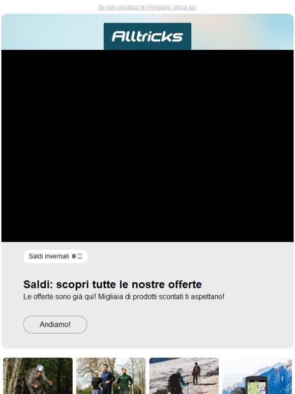 Saldi ❄️: le migliori offerte sono già arrivate