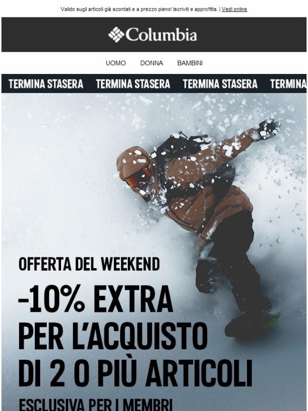 ⏰ Il tuo 10% di sconto extra scade stasera!