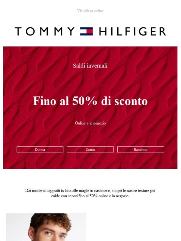Da non perdere: fino al 50% di sconto.