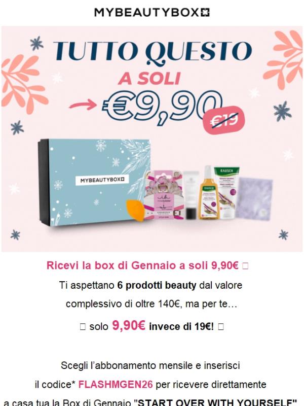 Ricevi oltre 140€ di prodotti a soli 9,90€ 😱