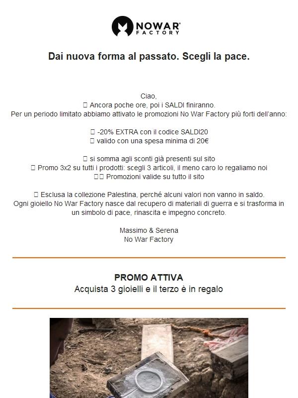 Ultime ore di promozioni !