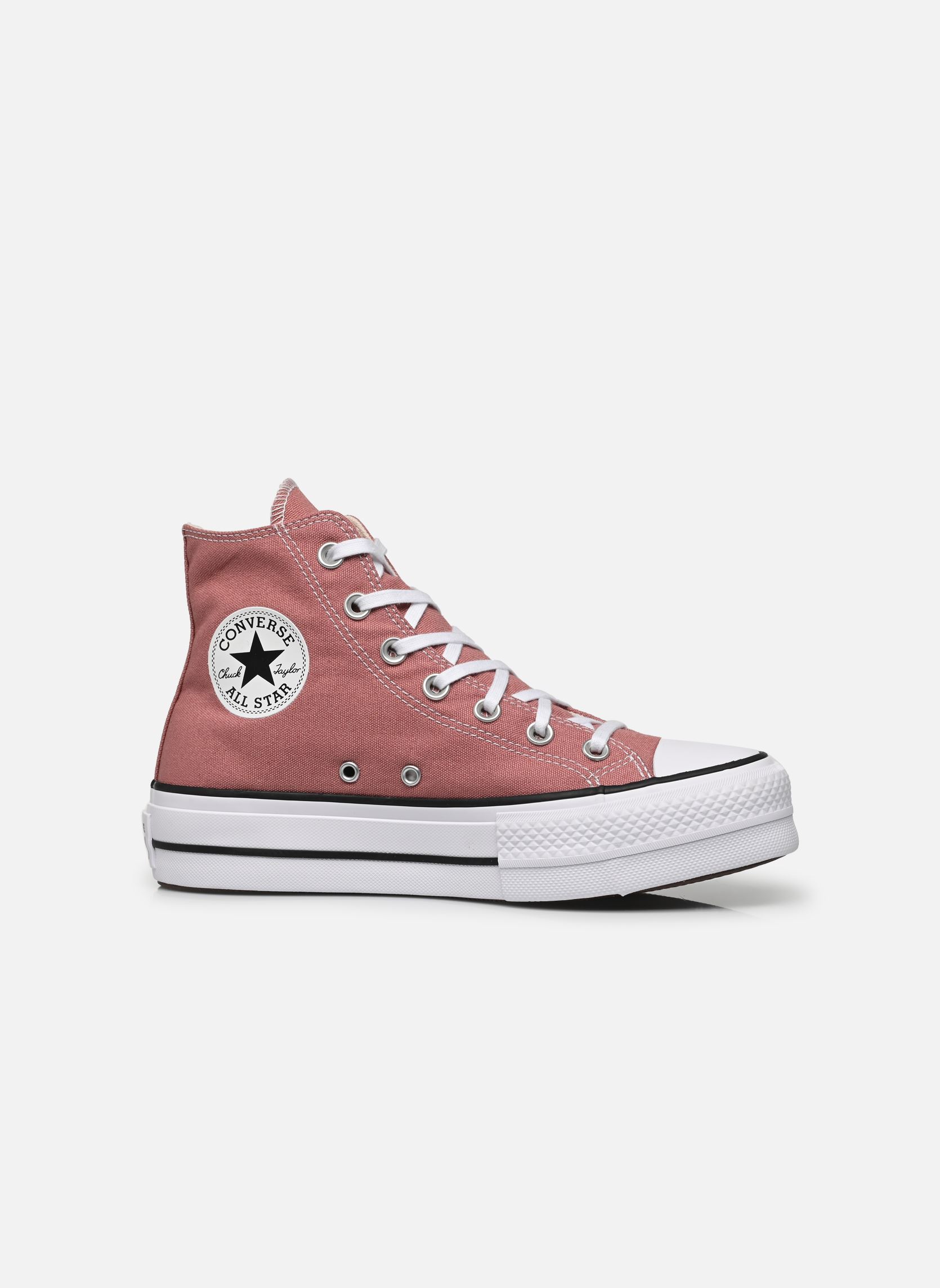 Converse Baskets toile Baskets - Chuck Taylor All Star Lift Hi donna rosa