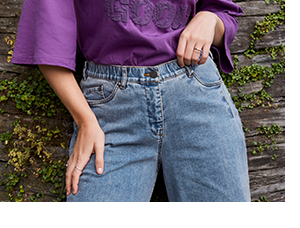 Jeans modello Mary dal taglio ampio