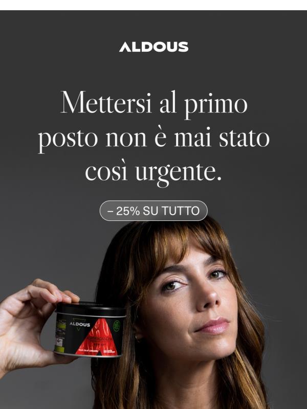 Ultime ore: concediti il lusso di darti priorità con il –25%.