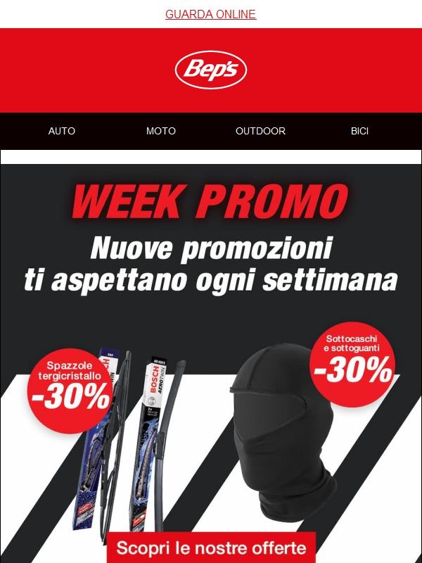 Scopri le offerte della WEEK PROMO! 🛒