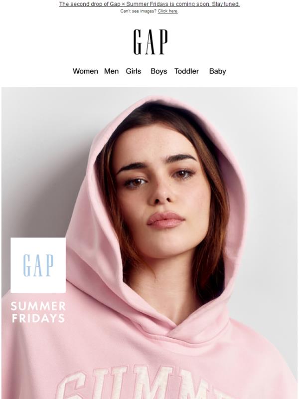 Coming soon: Gap × Summer Fridays. Part two.