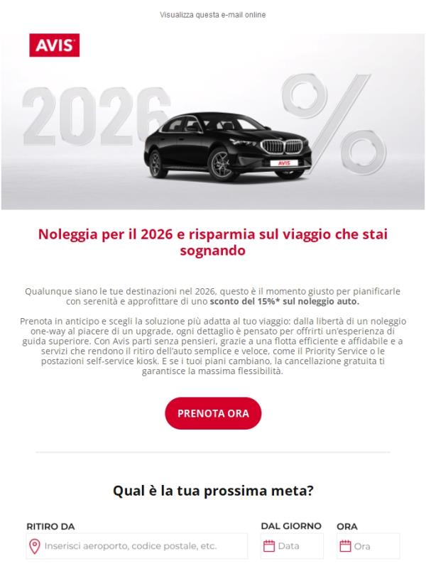 Il nostro regalo per il nuovo anno: uno sconto del 15%