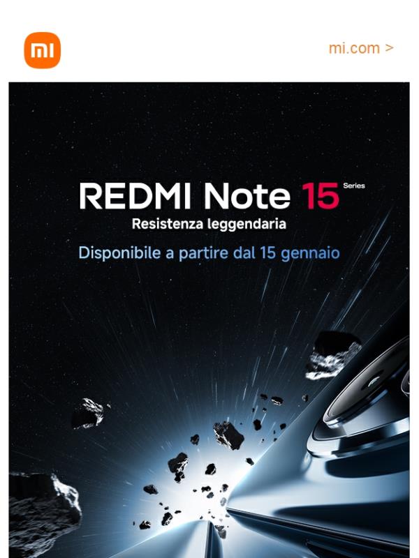 Presentazione REDMI Note 15 Series