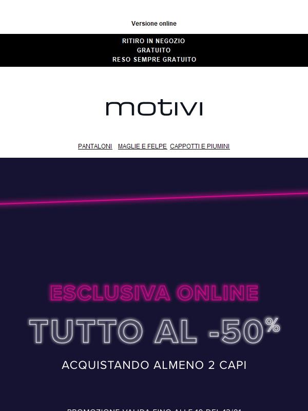 PROMO FLASH | TUTTO al -50% 🔥