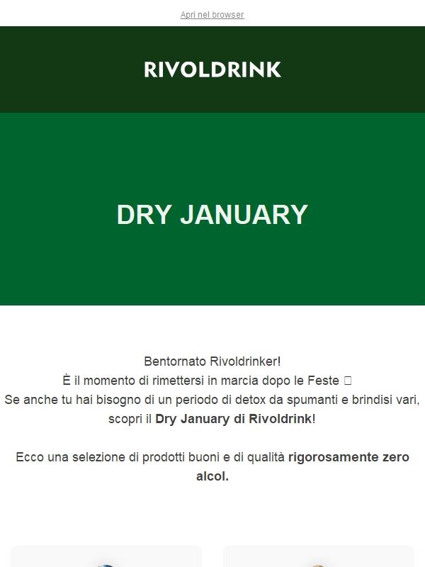 DRY JANUARY? 😅 Sì ma con gusto!