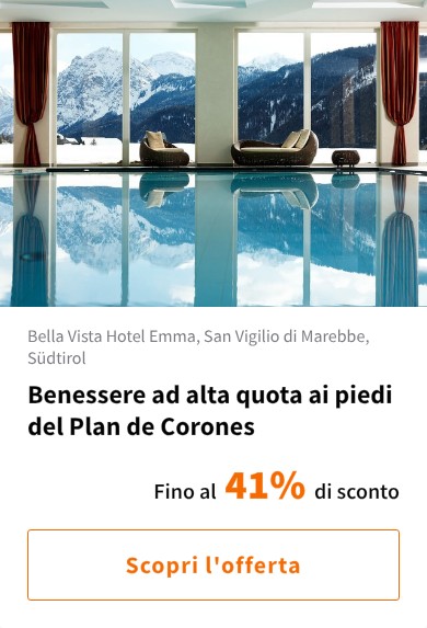 Benessere ad alta quota ai piedi del Plan de Corones