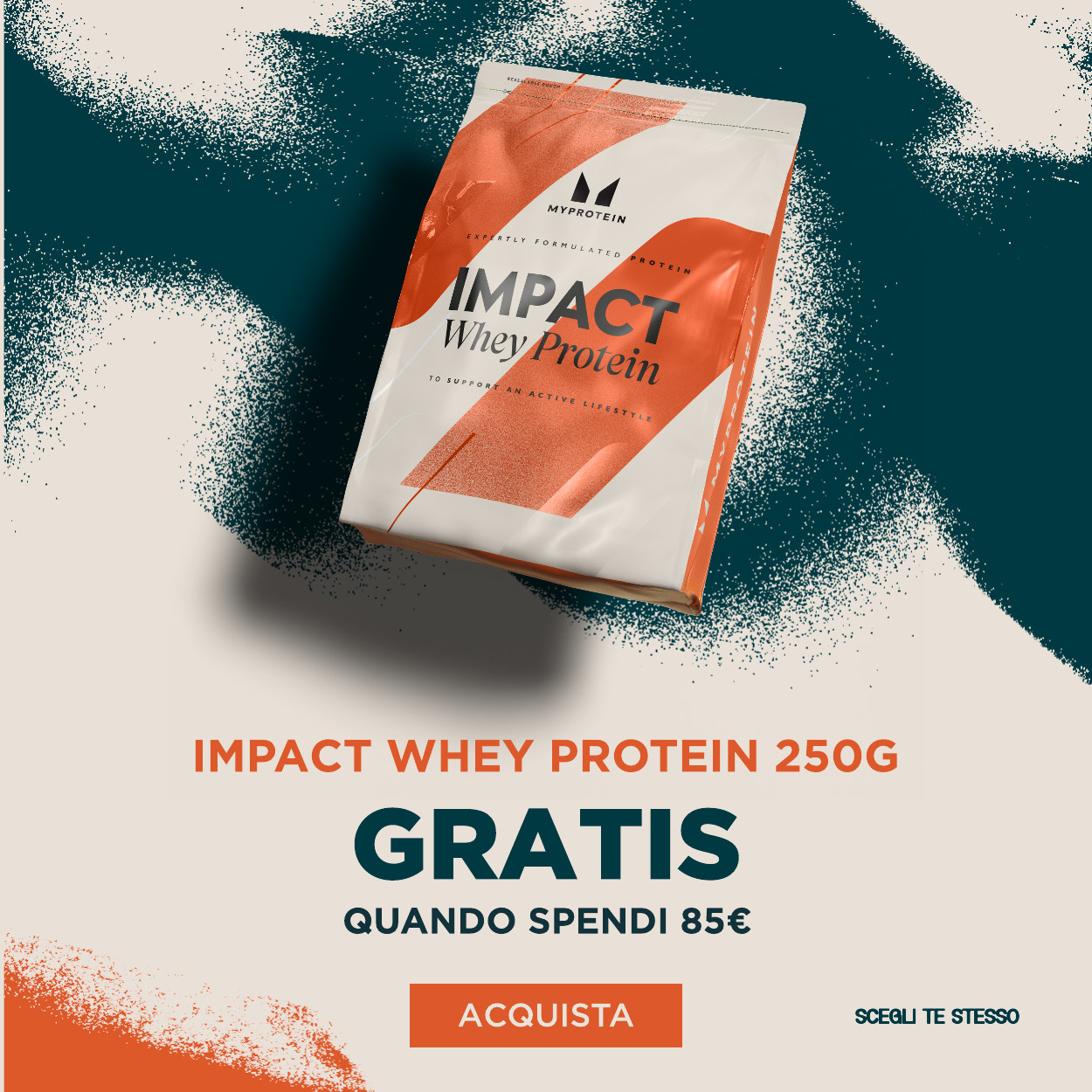 whey protein 250g gratis da 85€