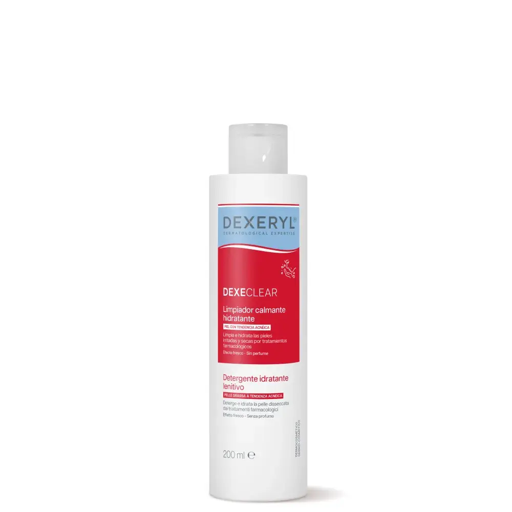 Dexeryl Dexeclear Detergente Idratante Lenitivo Per Pelle Sensibile a Tendenza Acneica 200 ml