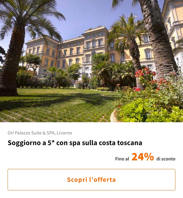 Soggiorno a 5* con spa sulla costa toscana