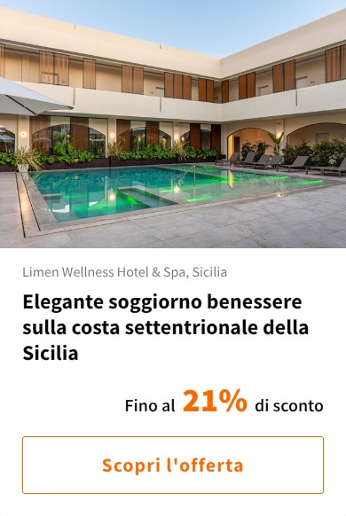 Elegante soggiorno benessere sulla costa settentrionale della Sicilia